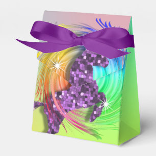 Magical Rainbow Unicorn Themed Party Favour Box