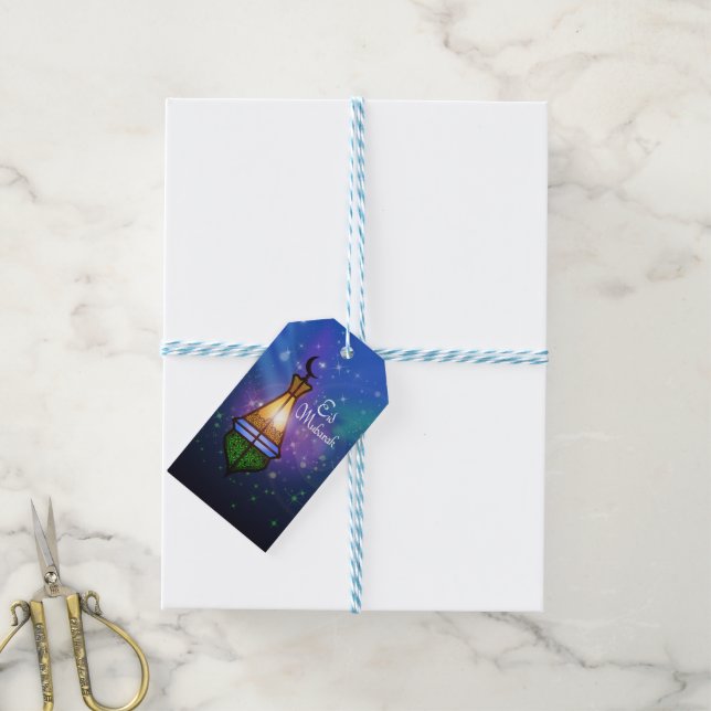 Magical Ramadan Lantern - Gift Tag (With Twine)