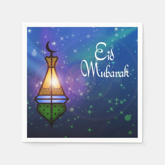 Magical Ramadan Lantern - Paper Napkin (Front)
