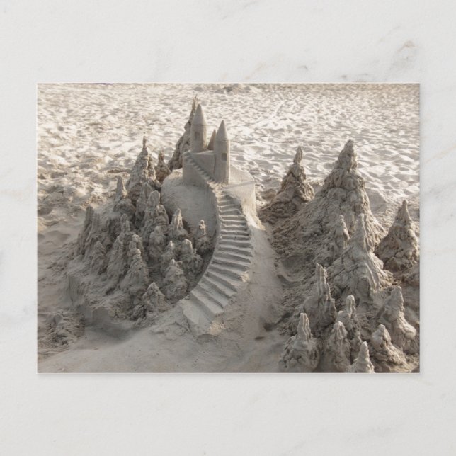 Magical Sand Castle Postcard (Front)