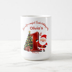 Magical Santa Birthday Design for Kids Coffee Mug