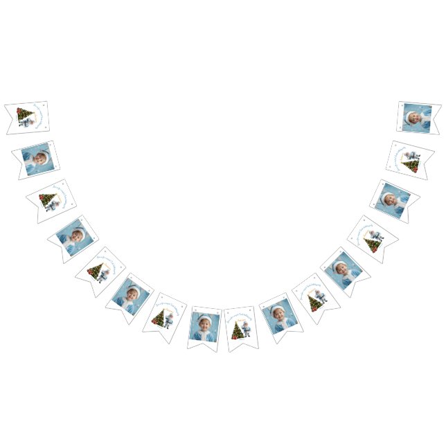 Magical Santa Birthday Invitation Bunting (All)