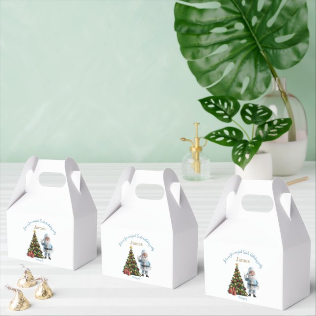 Magical Santa Birthday Invitation Favour Box (Multiple)