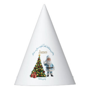 Magical Santa Birthday Invitation Party Hat