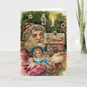 Magical Santa Holiday Card
