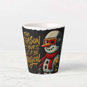 Magical Season Snow-Bro Latte Mug Funky Christmas 