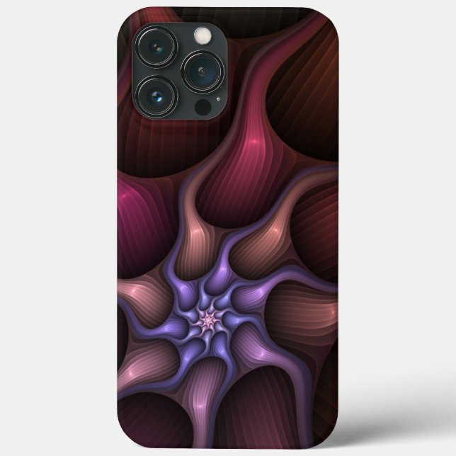 Magical Shiny Abstract Striped Colourful Fractal Case-Mate iPhone Case (Back)