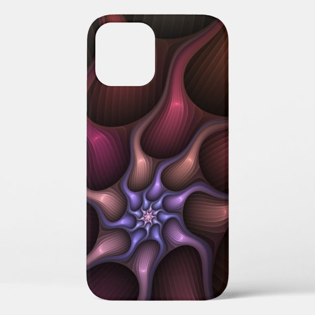 Magical Shiny Abstract Striped Colourful Fractal Case-Mate iPhone Case (Back)