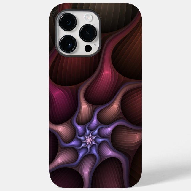 Magical Shiny Abstract Striped Colourful Fractal Case-Mate iPhone Case (Back)