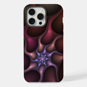 Magical Shiny Abstract Striped Colourful Fractal iPhone 15 Pro Max Case
