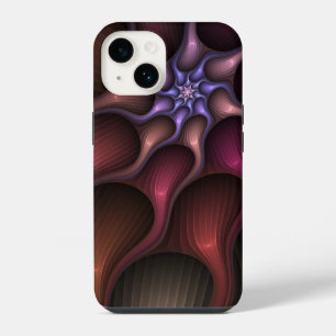 Magical Shiny Abstract Striped Colourful Fractal iPhone 14 Case
