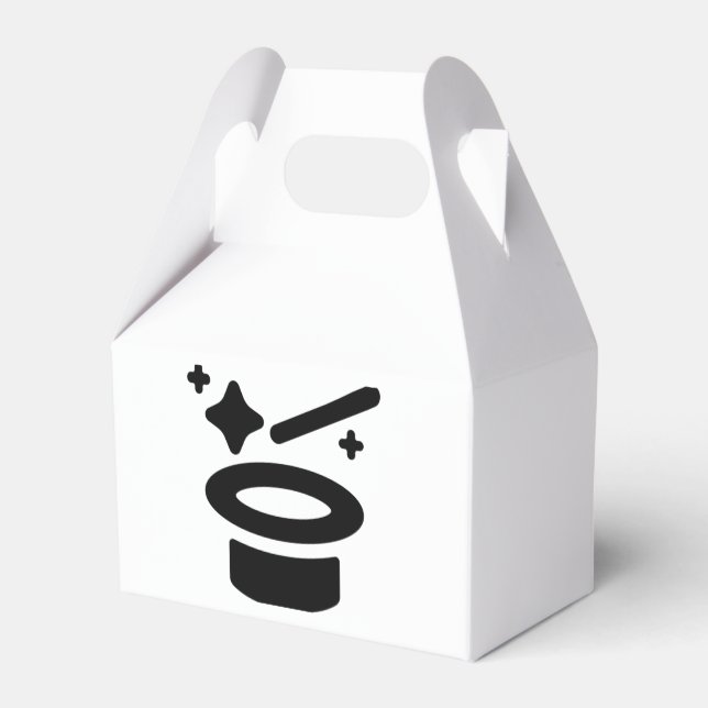 Magical Show Paper Favour Box (Back Side)