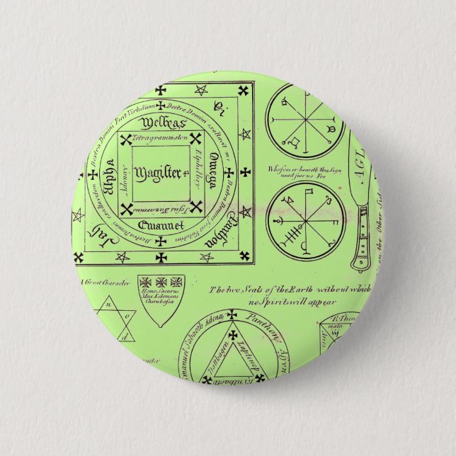 Magical Signs Button (Front)