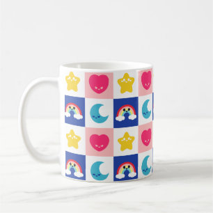 Magical Sips Cute Chequered Mug