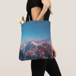 Magical sky above mountain Storžič, Slovenia Tote Bag