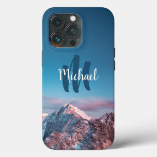 Magical sky monogram mountain Storžič Slovenia iPhone 13 Pro Case