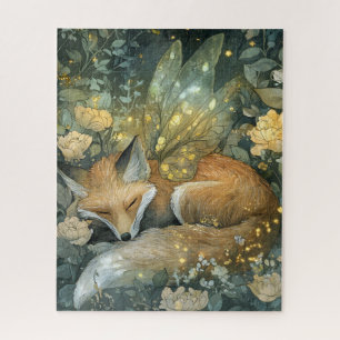Magical sleeping Forest Fox Jigsaw Puzzle