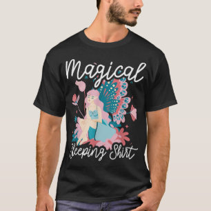Magical Sleeping with a Fairy and Flowers for Slee T-Shirt