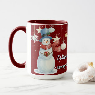 Magical Snowman Frozen Mug