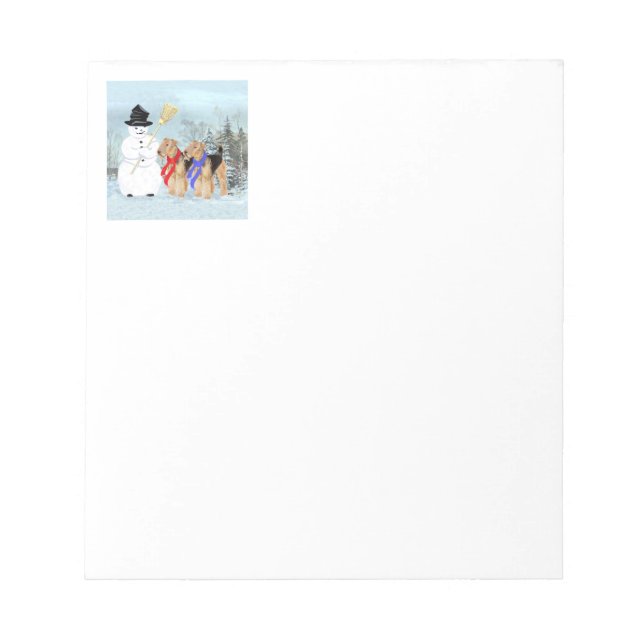Magical Snowman Notepad (Front)