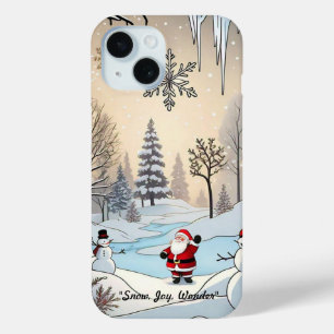 "Magical Snowy Nights" iPhone 15 Case