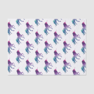 Magical Sparkly Prancing unicorn Tissue Paper