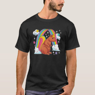 Magical Squirrelcorn Rainbow Animal  Unicorn Squir T-Shirt