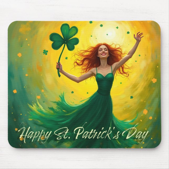 Magical St. Patrick's Day Mouse Pad (Front)