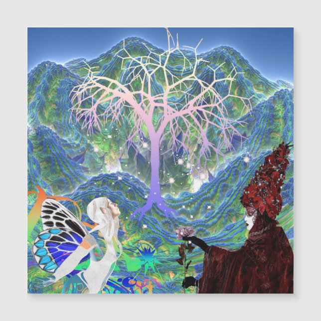 Magical Star Tree Magnetic Cards (Front)