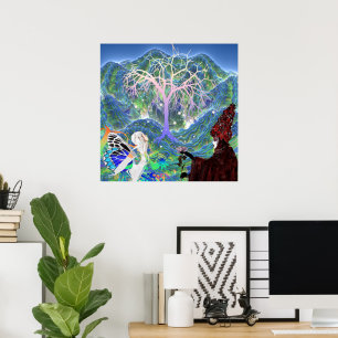 Magical Star Tree Poster