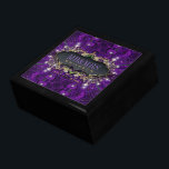 Magical Stars Delight Purple Party Favours Gift Box<br><div class="desc">Customisable beautiful sparkly magical graphic effect giving this cute customisable wooden box,  a truly fairy tale romantic energy. Makes suitable keepsake mementos for weddings,  graduations,  anniversary for guest,  self,  friends,  business customers,  work associates,  teacher,  best friend and just about anyone ! Bespoke designs by webgrrl.art</div>