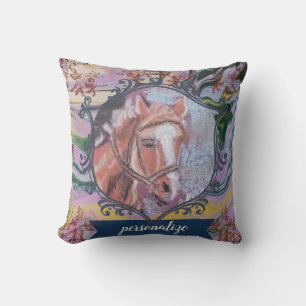 magical story book horses cushion