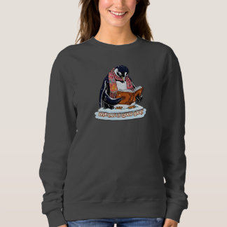 Magical Storytelling Penguin Winter Book Lovers Sw Sweatshirt