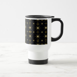 Magical Symbols Pattern Travel Mug