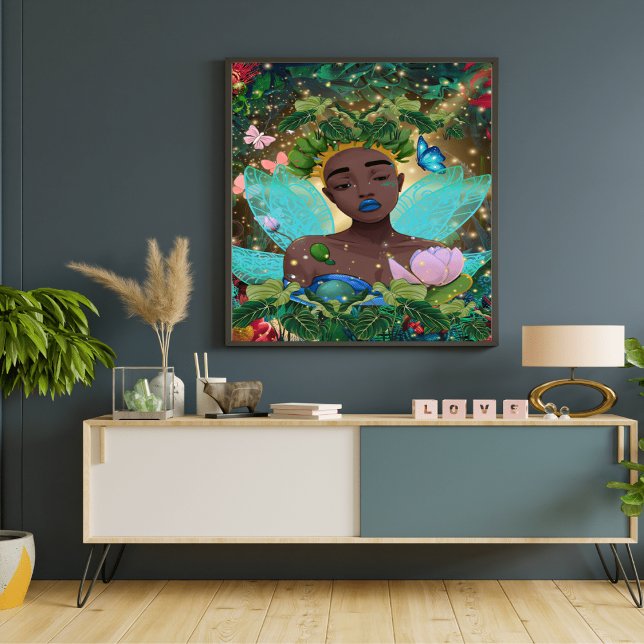 Magical Tale of an African American Black Fairy Poster (Creator Uploaded)
