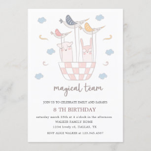 Magical Team   Birthday Invitation