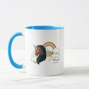 Magical the Unicorn Rainbow & Clouds Design Mug