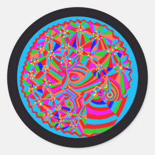Magical Trance Classic Round Sticker