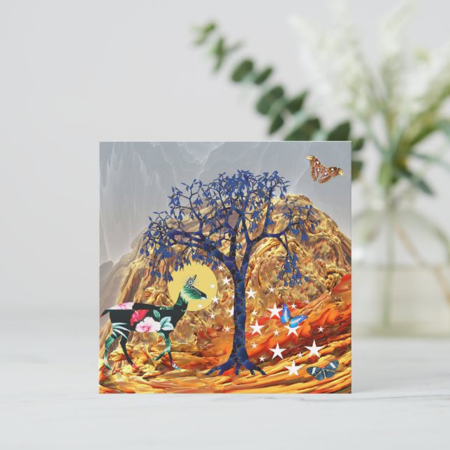 Magical Tree Card (Standing Front)