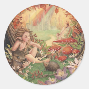 Magical Tunes Classic Round Sticker