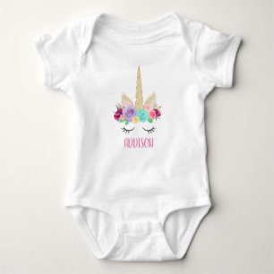 Magical Unicorn 1st Birthday Baby Shirt
