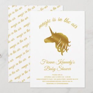 Magical Unicorn Baby Shower Invitation