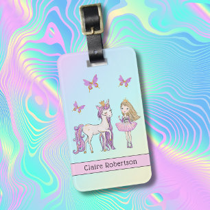 Magical Unicorn Backpack Luggage Tag