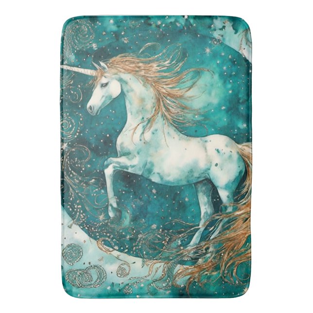 Magical Unicorn Bath Mat (Front Vertical)
