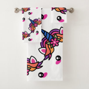 Magical Unicorn Bath Towel Set