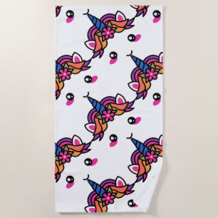Magical Unicorn Beach Towel