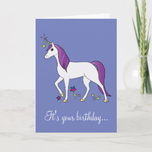 Magical Unicorn Birthday Card