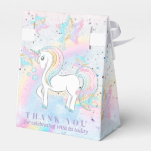 Magical Unicorn Birthday favour box