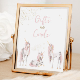 Magical Unicorn Birthday Gifts Sign 