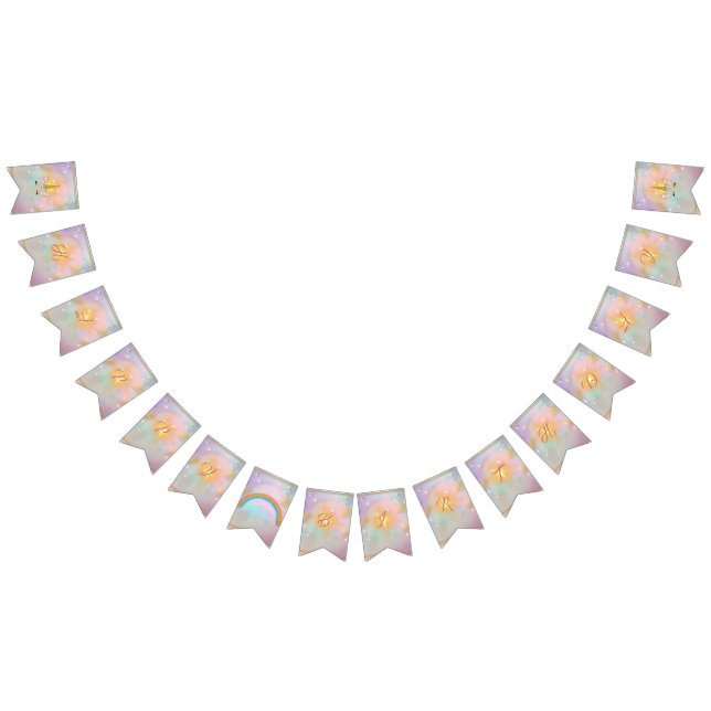 Magical Unicorn Birthday Party Bunting Banner (All)